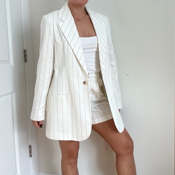 Primark Pants - Three Piece Pinstripe Summer Suit, very "Old Money" Look
